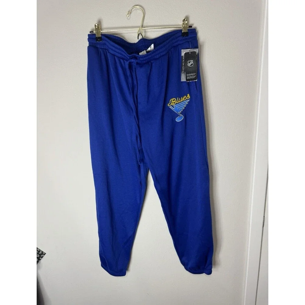 Sideline Lounge St. Louis Blues NHL Lounge Pants Blue Size L Officially Licensed